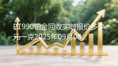PT990铂金回收实时报价多少元一克2025年09月08日
