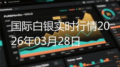 国际白银实时行情2026年03月28日