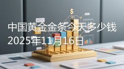 中国黄金金条今天多少钱2025年11月16日