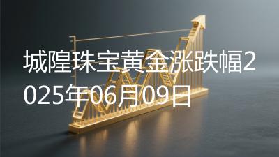 城隍珠宝黄金涨跌幅2025年06月09日