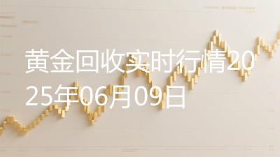 黄金回收实时行情2025年06月09日