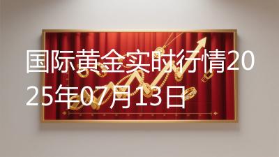 国际黄金实时行情2025年07月13日