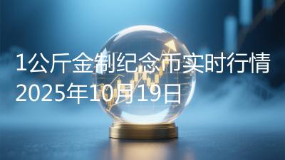 1公斤金制纪念币实时行情2025年10月19日