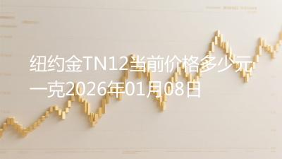 纽约金TN12当前价格多少元一克2026年01月08日
