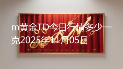 m黄金TD今日行情多少一克2025年11月05日