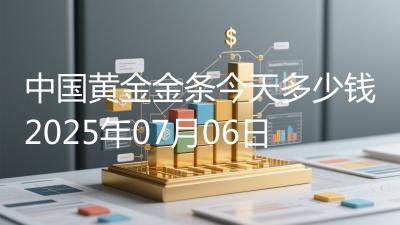 中国黄金金条今天多少钱2025年07月06日