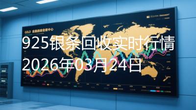 925银条回收实时行情2026年03月24日