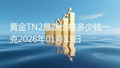 黄金TN2最新价格多少钱一克2026年01月13日