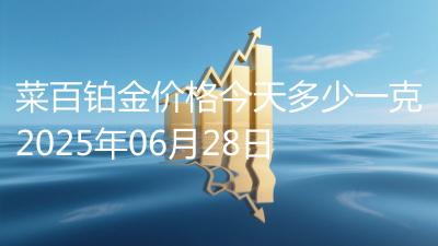 菜百铂金价格今天多少一克2025年06月28日