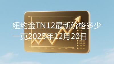 纽约金TN12最新价格多少一克2025年12月20日