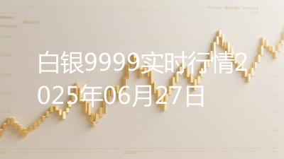 白银9999实时行情2025年06月27日