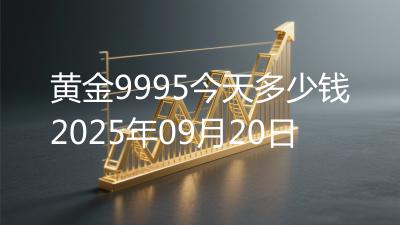 黄金9995今天多少钱2025年09月20日