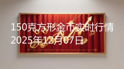 150克方形金币实时行情2025年12月07日