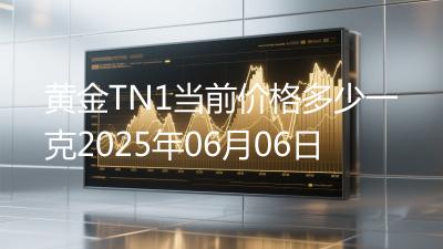 黄金TN1当前价格多少一克2025年06月06日