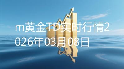m黄金TD实时行情2026年03月08日