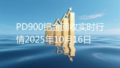 PD900钯金回收实时行情2025年10月16日