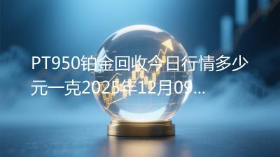 PT950铂金回收今日行情多少元一克2025年12月09日