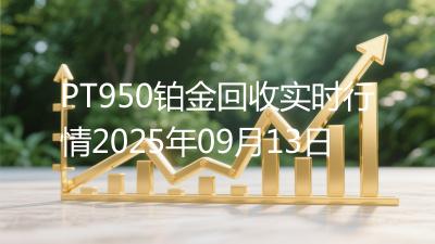 PT950铂金回收实时行情2025年09月13日
