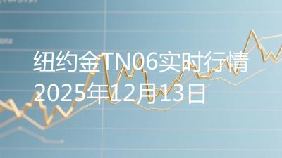 纽约金TN06实时行情2025年12月13日
