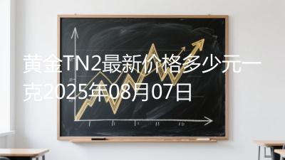 黄金TN2最新价格多少元一克2025年08月07日