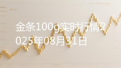 金条100g实时行情2025年08月31日