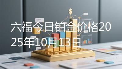 六福今日铂金价格2025年10月13日