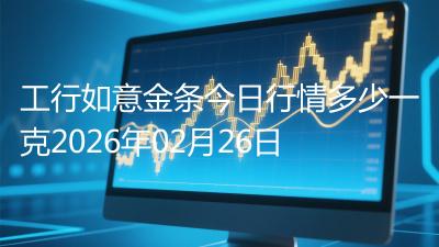 工行如意金条今日行情多少一克2026年02月26日