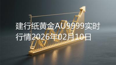 建行纸黄金AU9999实时行情2026年02月10日