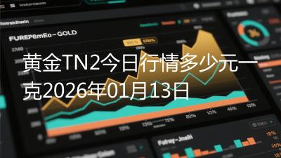 黄金TN2今日行情多少元一克2026年01月13日
