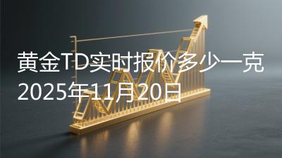 黄金TD实时报价多少一克2025年11月20日