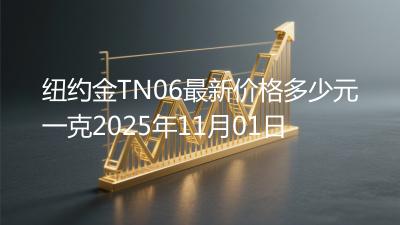 纽约金TN06最新价格多少元一克2025年11月01日