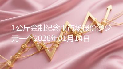 1公斤金制纪念币市场报价多少元一个2026年01月14日