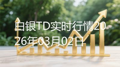 白银TD实时行情2026年03月02日