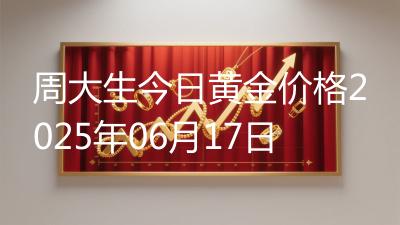 周大生今日黄金价格2025年06月17日