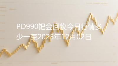 PD990钯金回收今日行情多少一克2025年12月02日