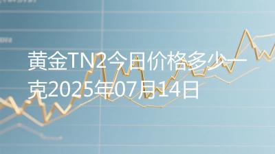 黄金TN2今日价格多少一克2025年07月14日