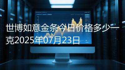 世博如意金条今日价格多少一克2025年07月23日