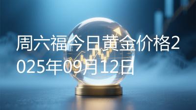 周六福今日黄金价格2025年09月12日