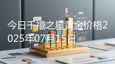 今日千禧之星黄金价格2025年07月15日