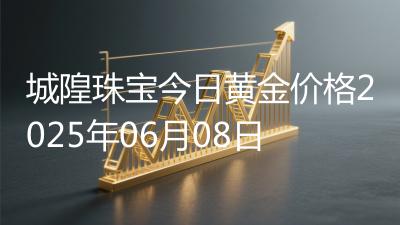 城隍珠宝今日黄金价格2025年06月08日