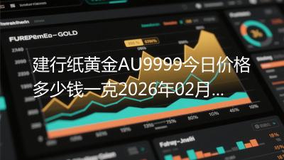 建行纸黄金AU9999今日价格多少钱一克2026年02月25日