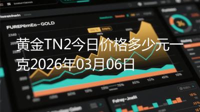 黄金TN2今日价格多少元一克2026年03月06日