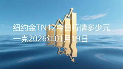 纽约金TN12今日行情多少元一克2026年01月19日