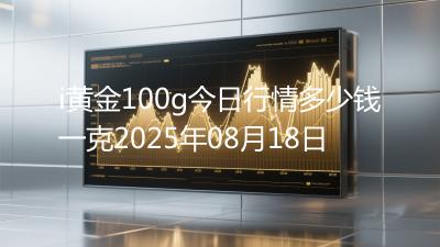 i黄金100g今日行情多少钱一克2025年08月18日