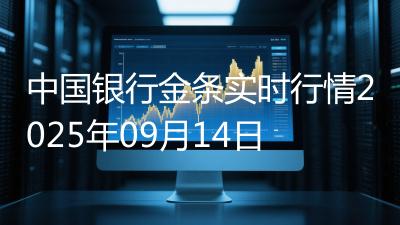 中国银行金条实时行情2025年09月14日