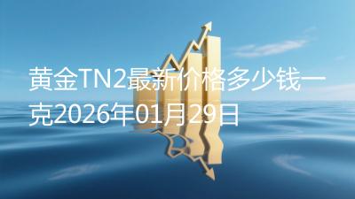 黄金TN2最新价格多少钱一克2026年01月29日