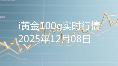 i黄金100g实时行情2025年12月08日