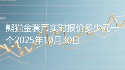熊猫金套币实时报价多少元一个2025年10月30日