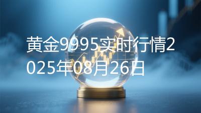 黄金9995实时行情2025年08月26日