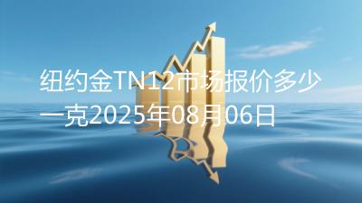 纽约金TN12市场报价多少一克2025年08月06日